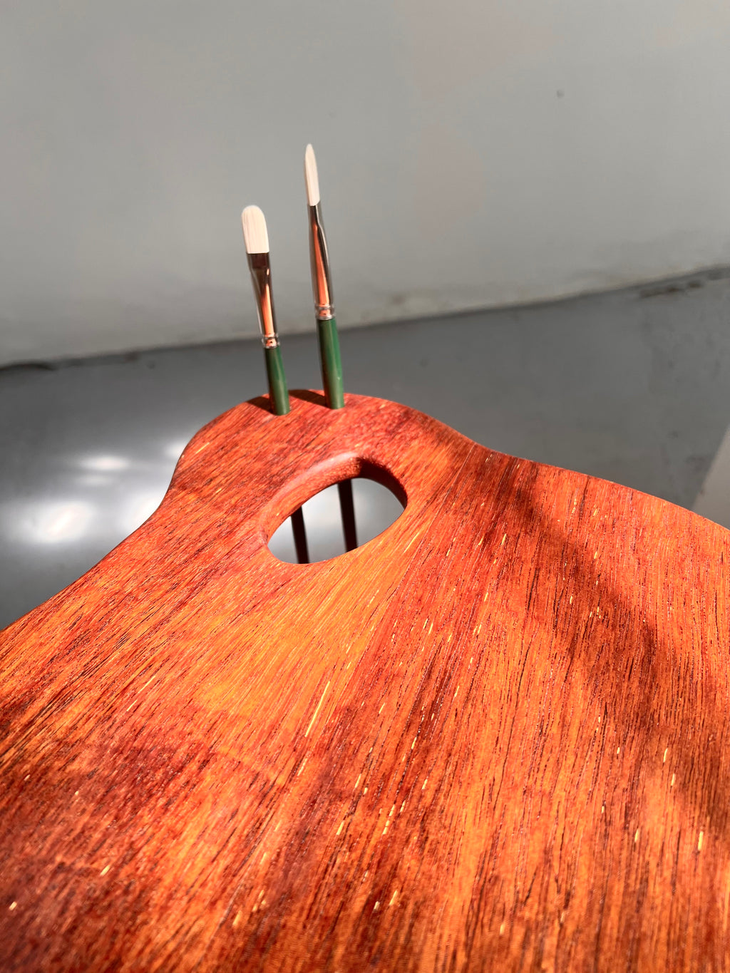 Reclaimed hardwood painters palette