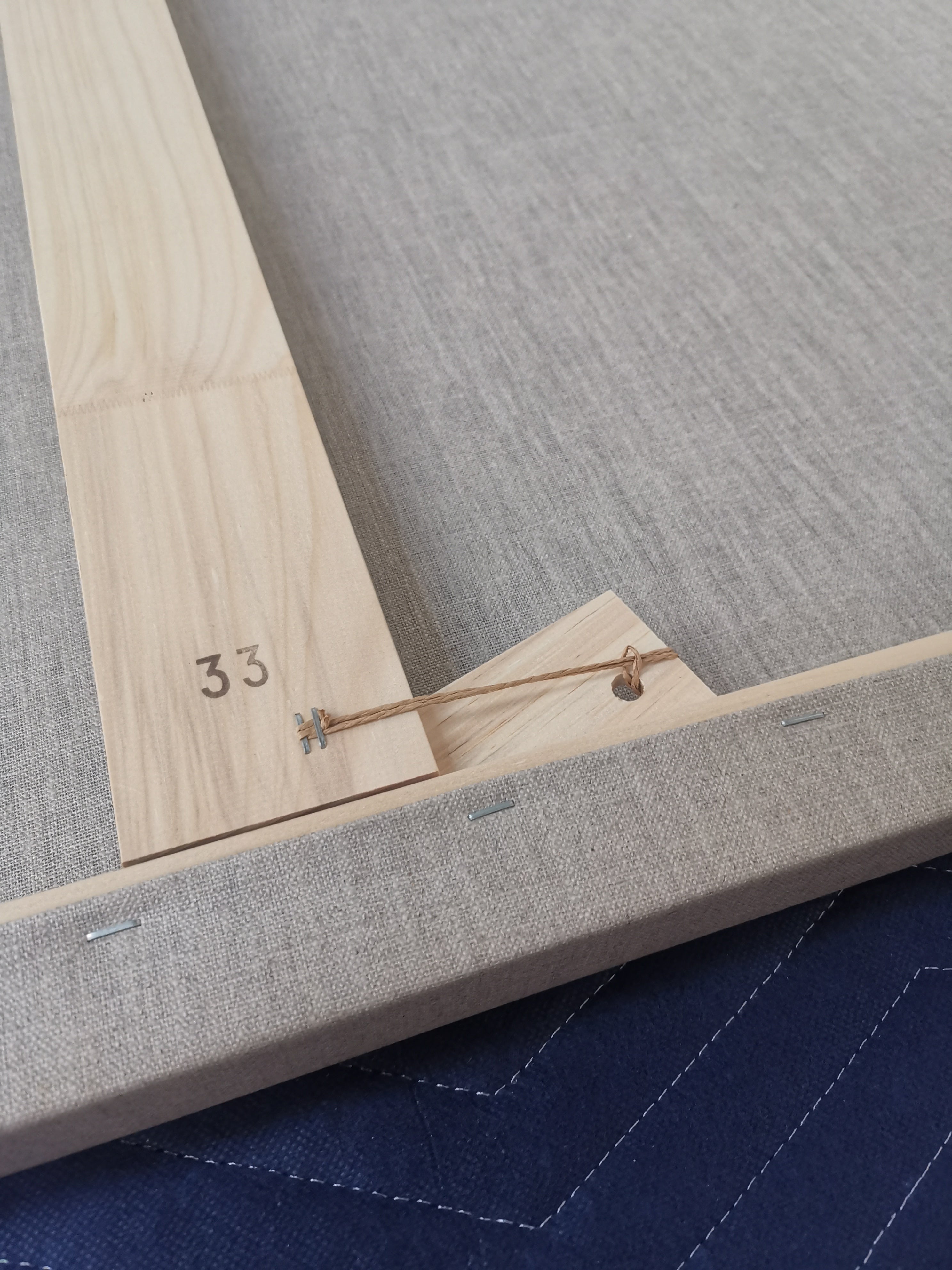 Clear Primed Linen (Glue-Sized)